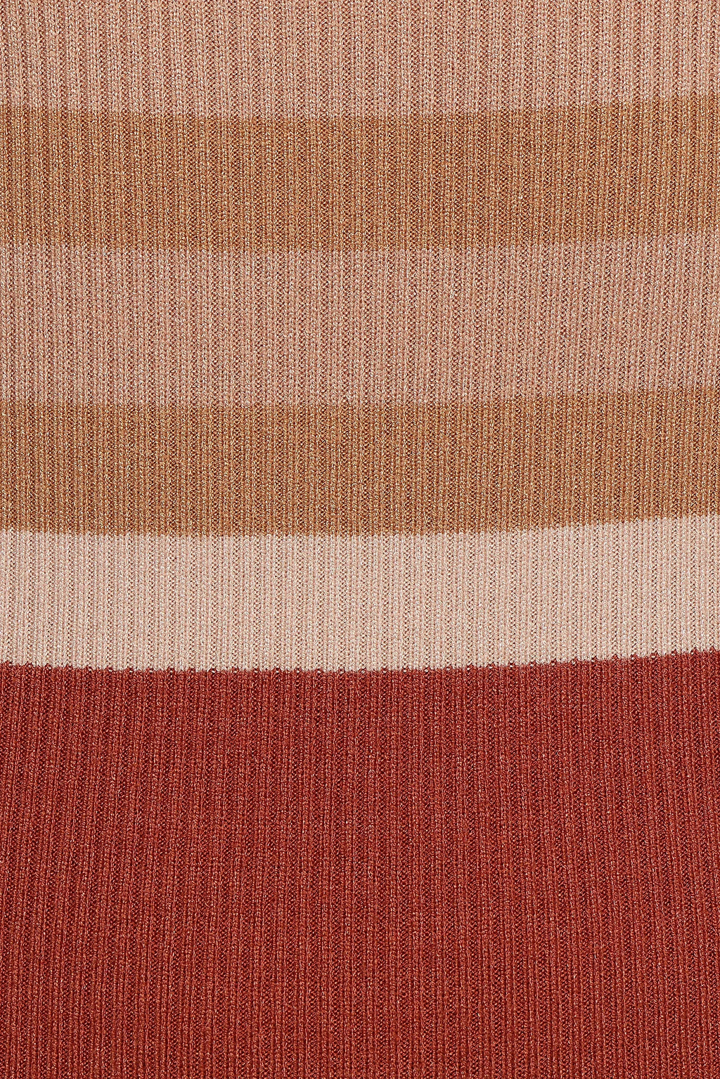 Colten Long Sleeve Knit Dress - Brown Stripe