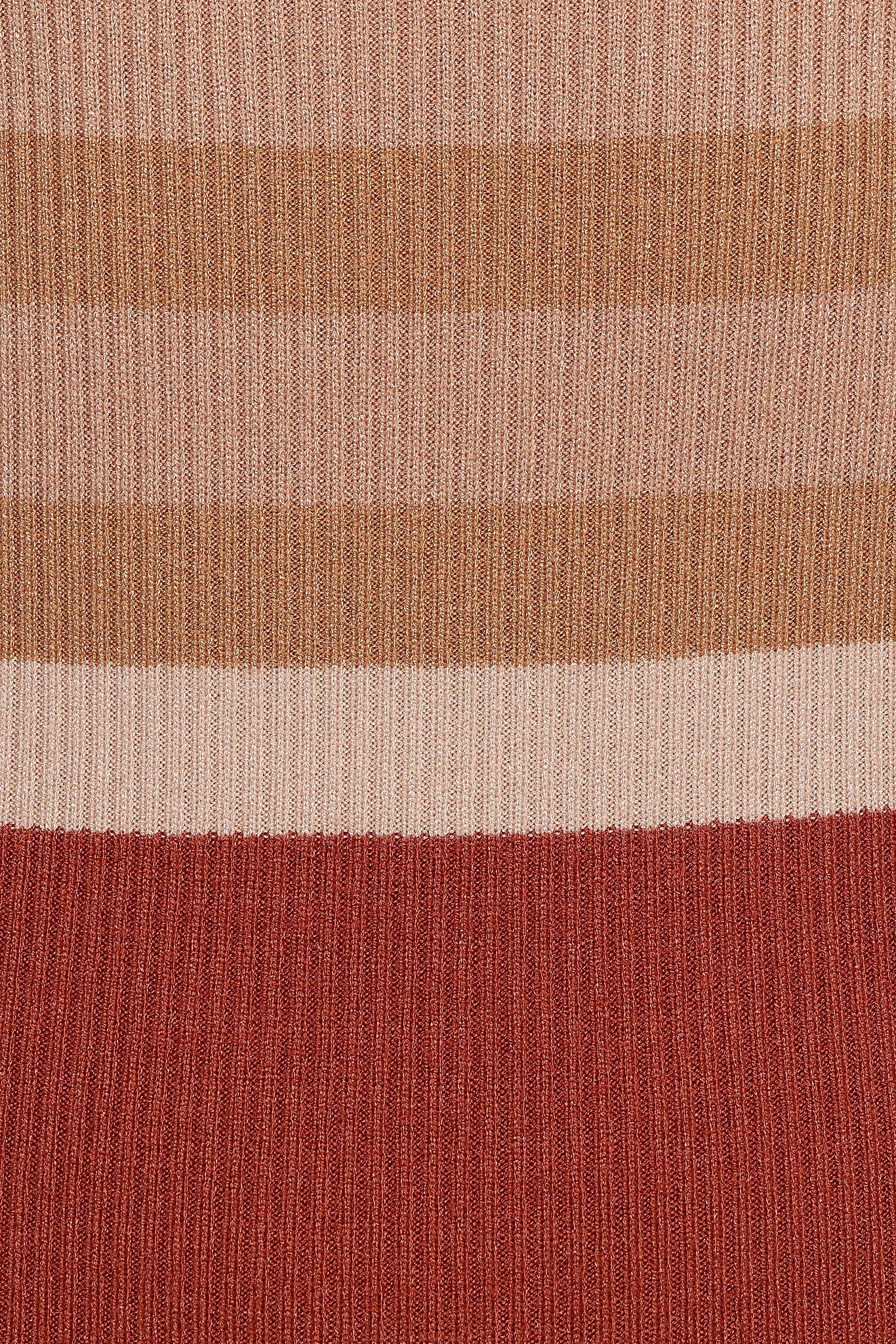 Colten Long Sleeve Knit Dress - Brown Stripe