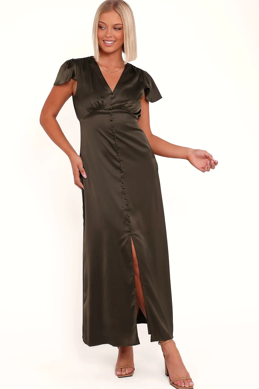 Dean Maxi Dress - Olive