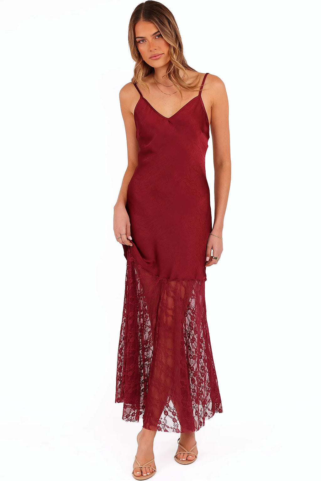 Elowyn Maxi Dress - Cherry