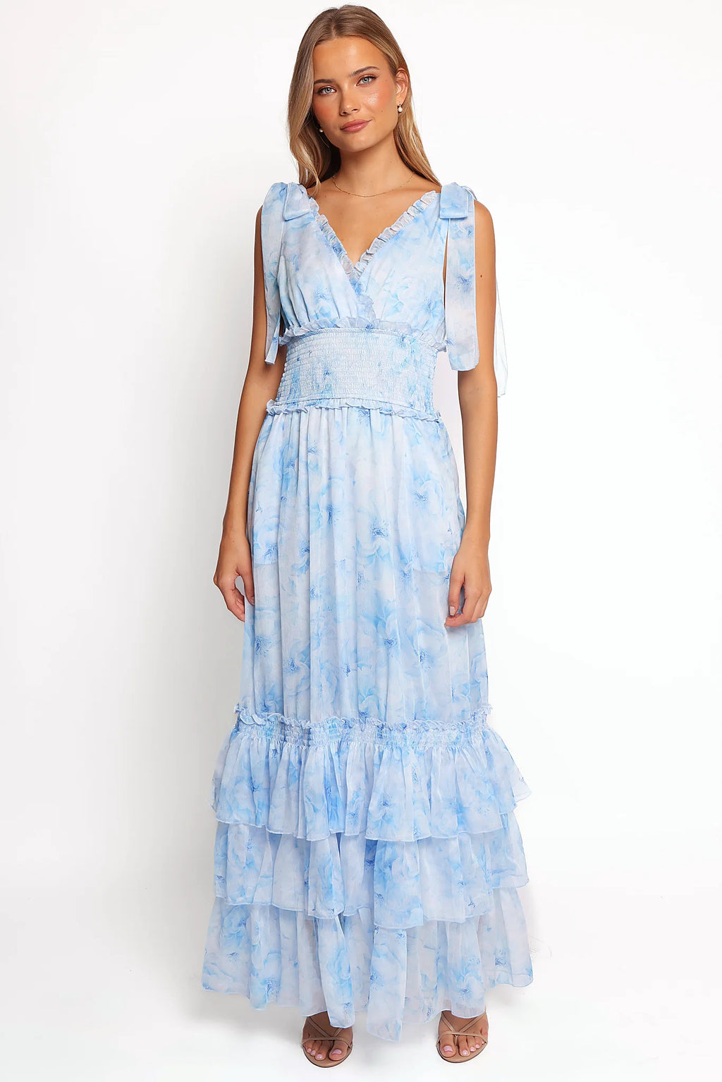 Fionna Maxi Dress - Blue Floral