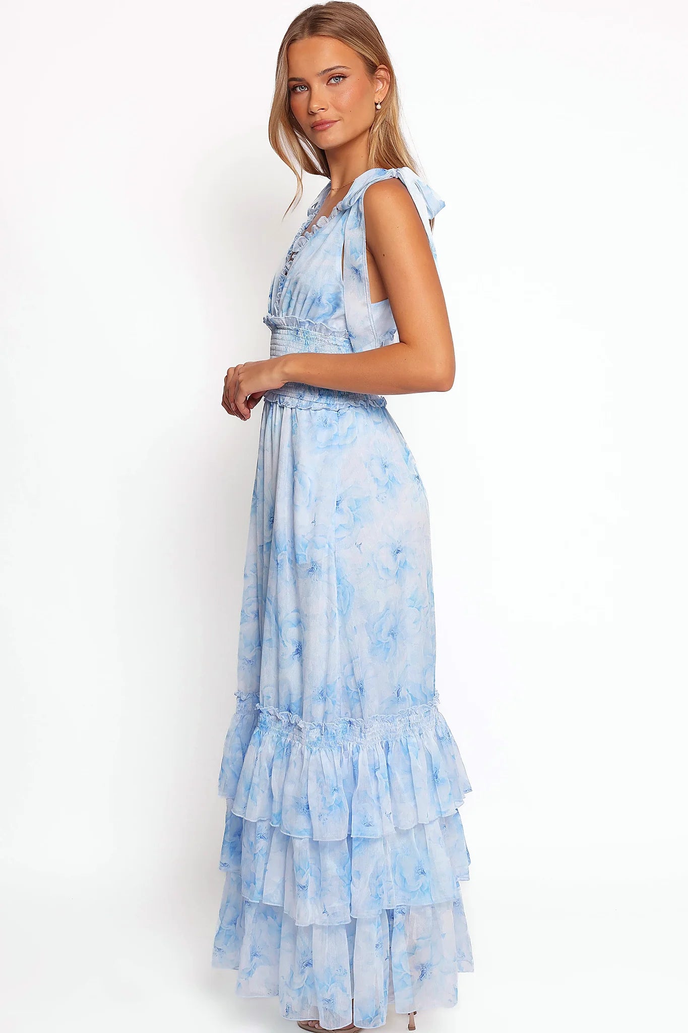Fionna Maxi Dress - Blue Floral