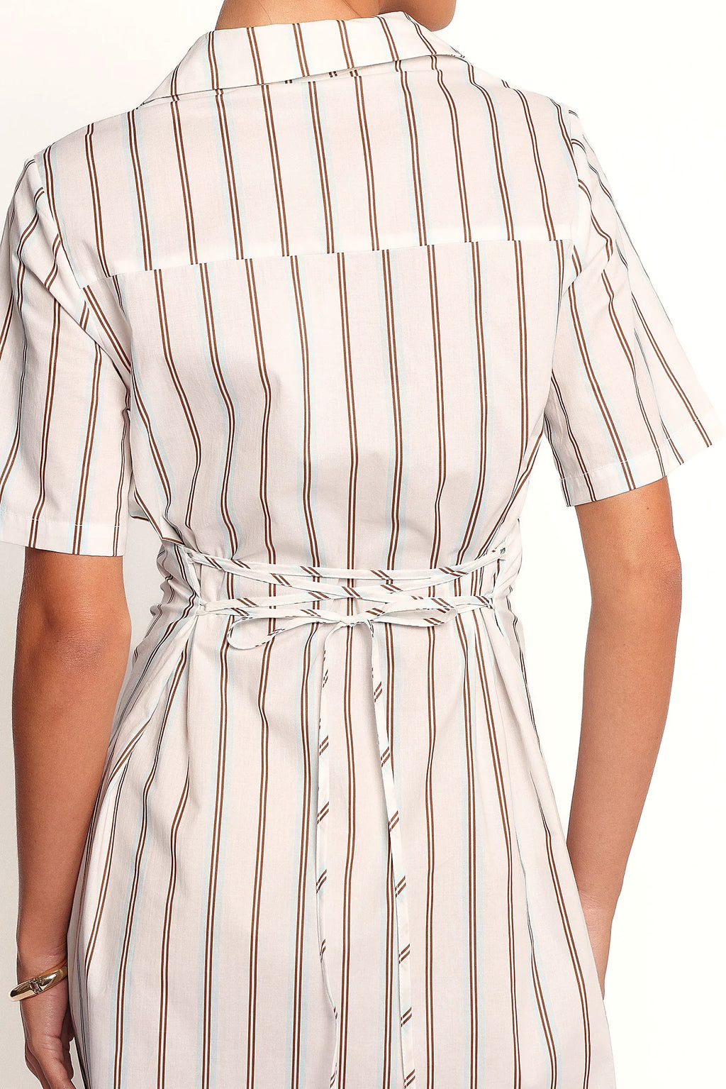 Hayes Mini Dress - Blue Stripe
