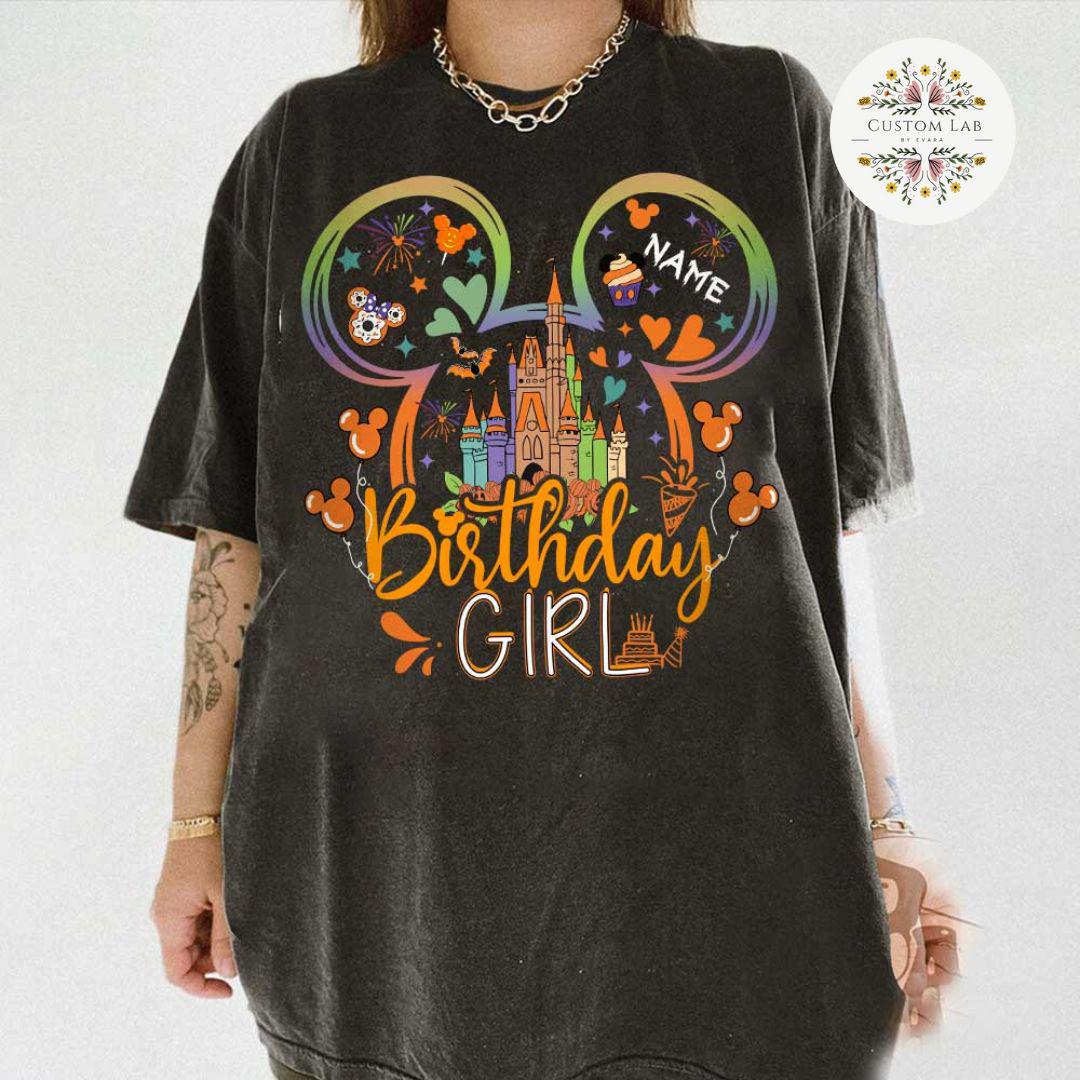 Personalized Mickey Not So Scary Castle Birthday Shirt