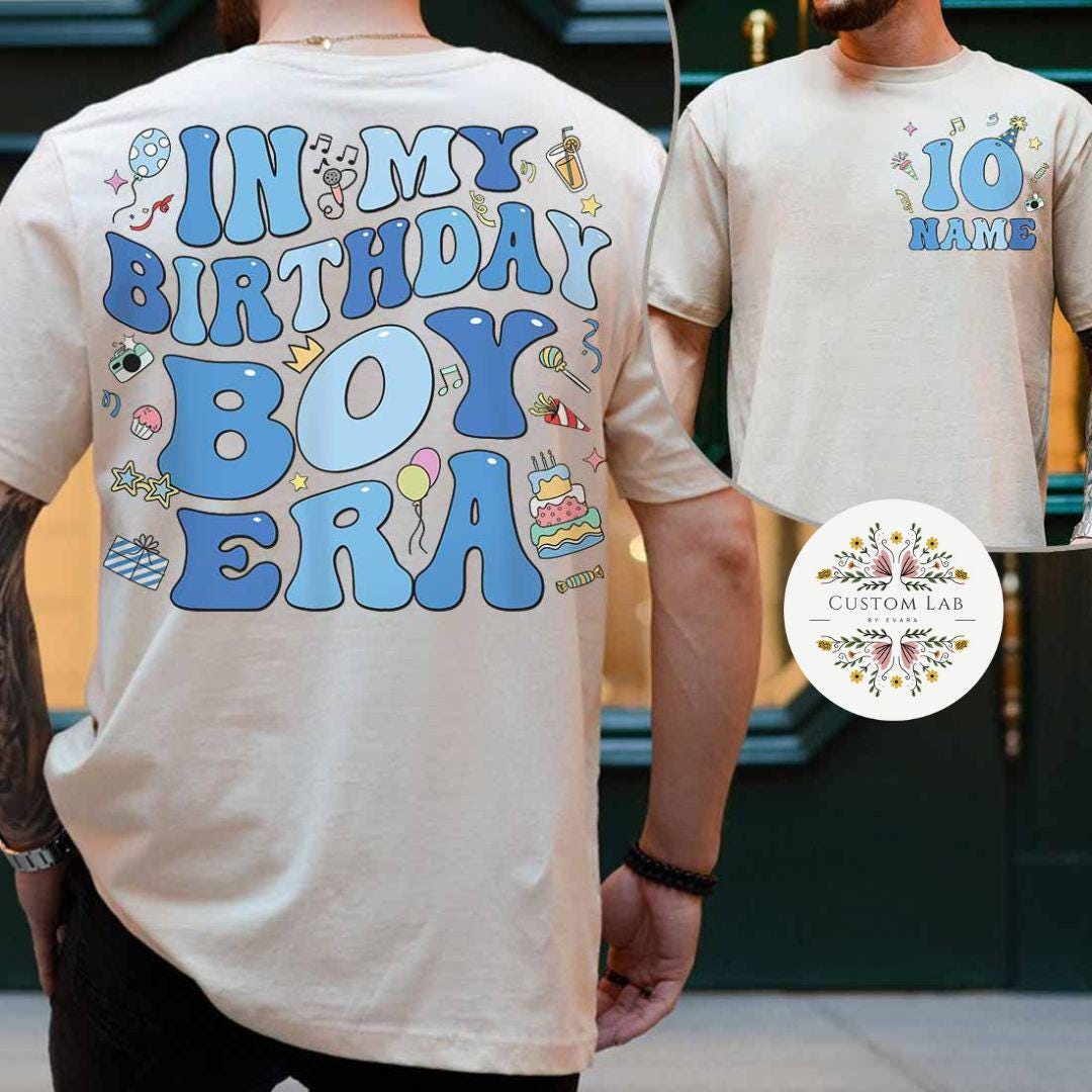 Personalized Mickey Two Sided Birthday Era Roles Shirt