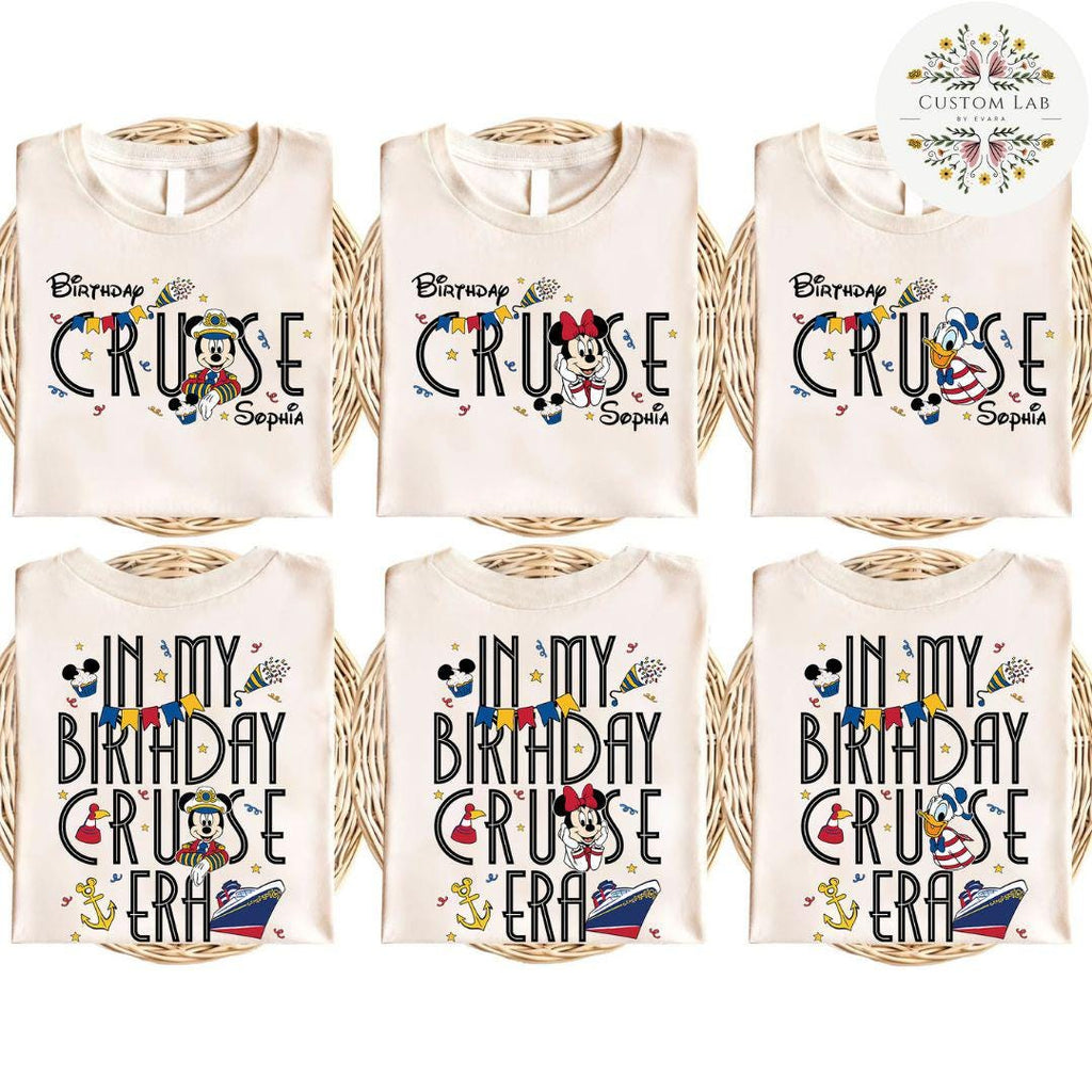 Personalized Mickey Birthday Cruise Adventure Shirt