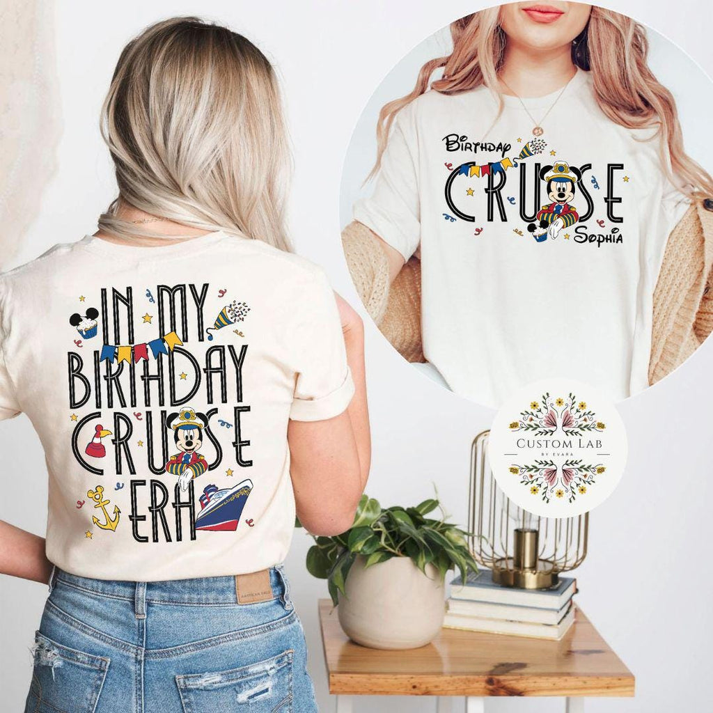 Personalized Mickey Birthday Cruise Adventure Shirt