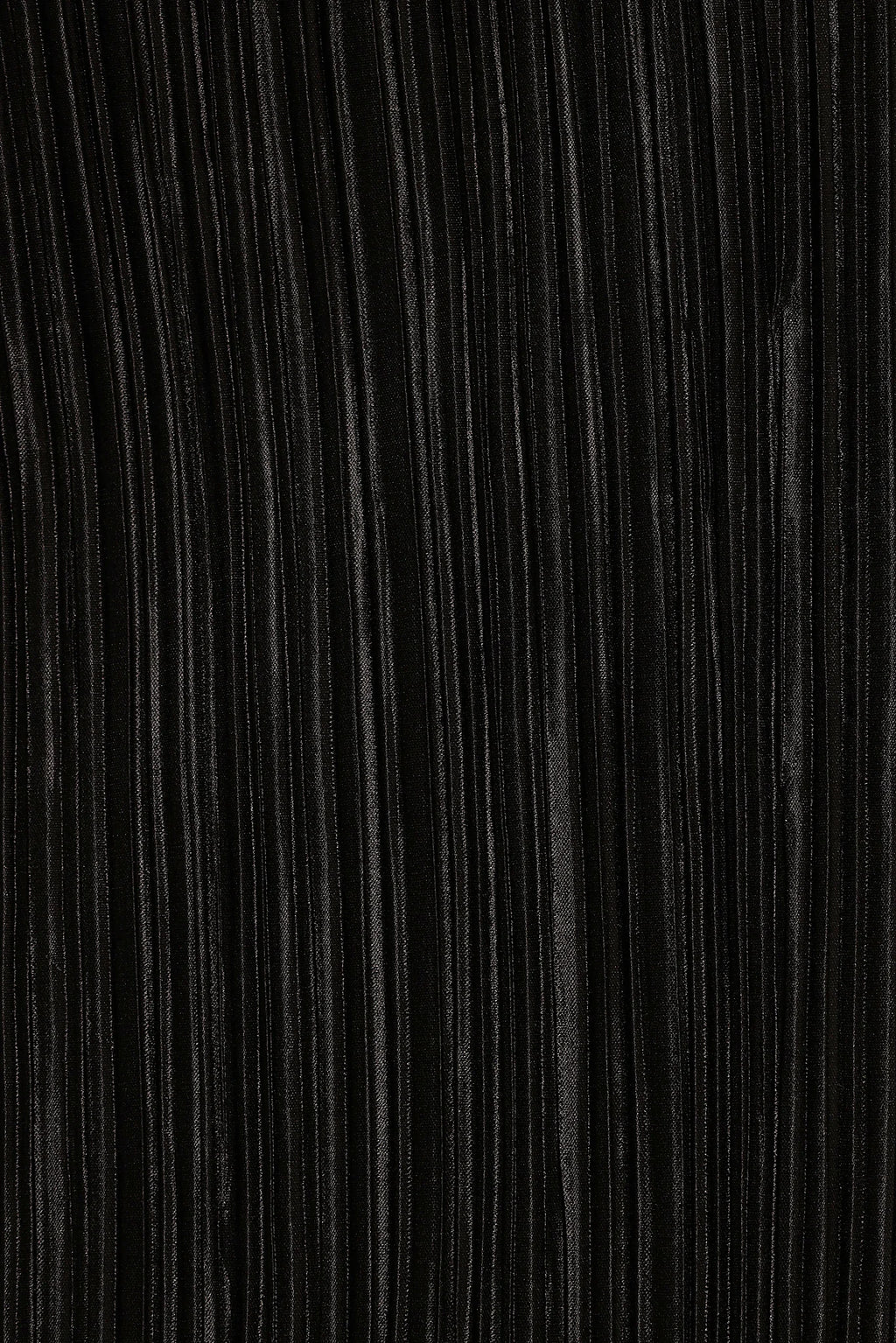 Melody Plisse Halter Maxi Dress - Black