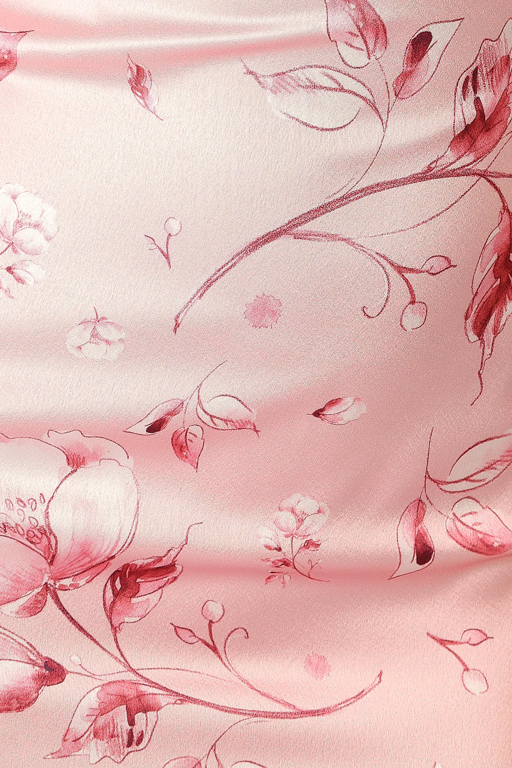 Mila Halterneck Maxi Dress - Pink Floral