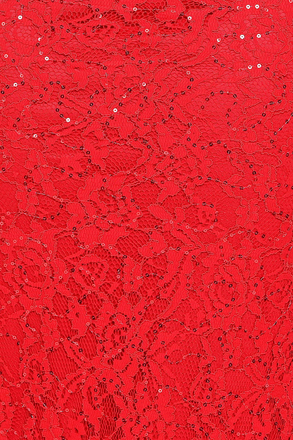 Ruben Lace Maxi Dress - Red