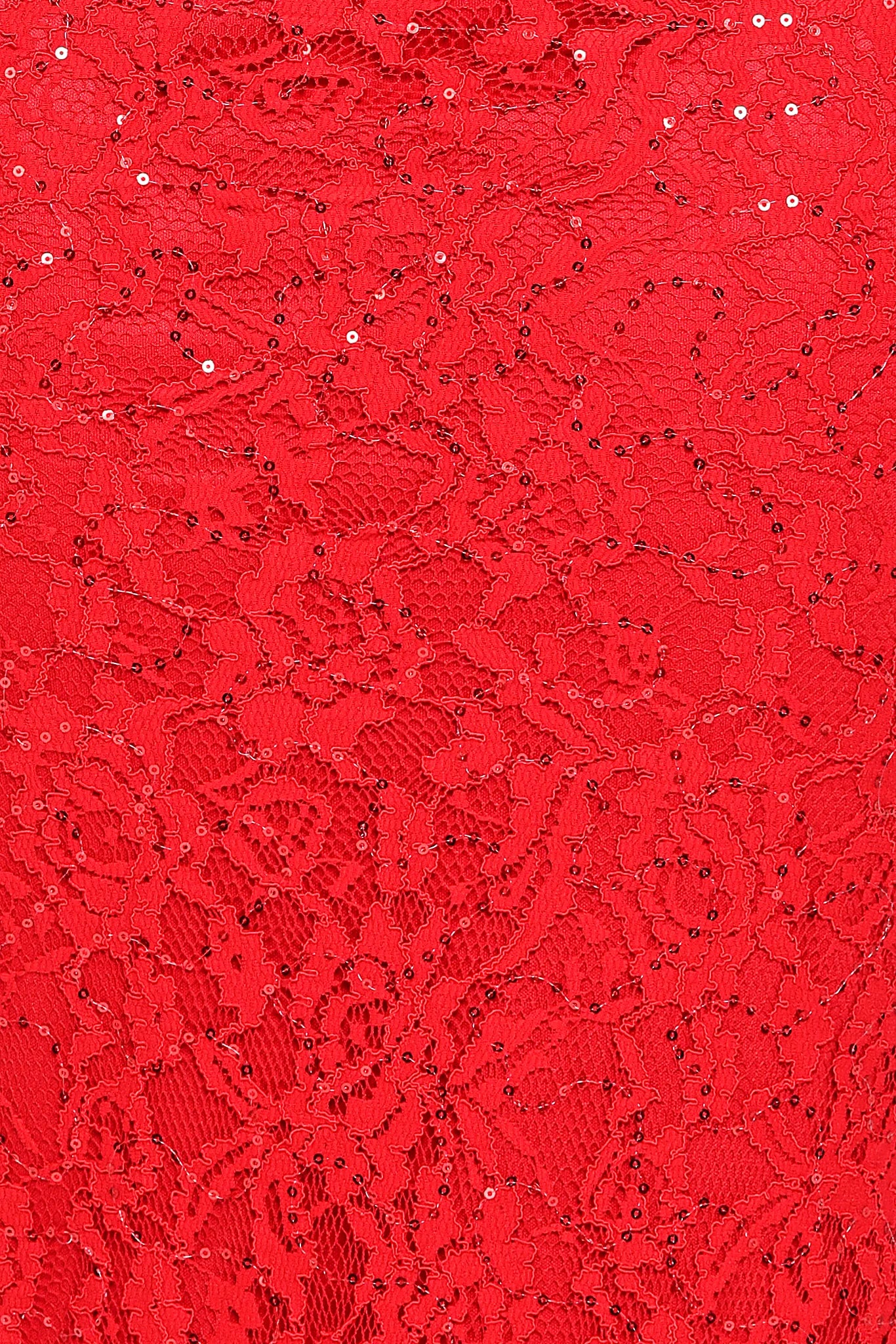 Ruben Lace Maxi Dress - Red