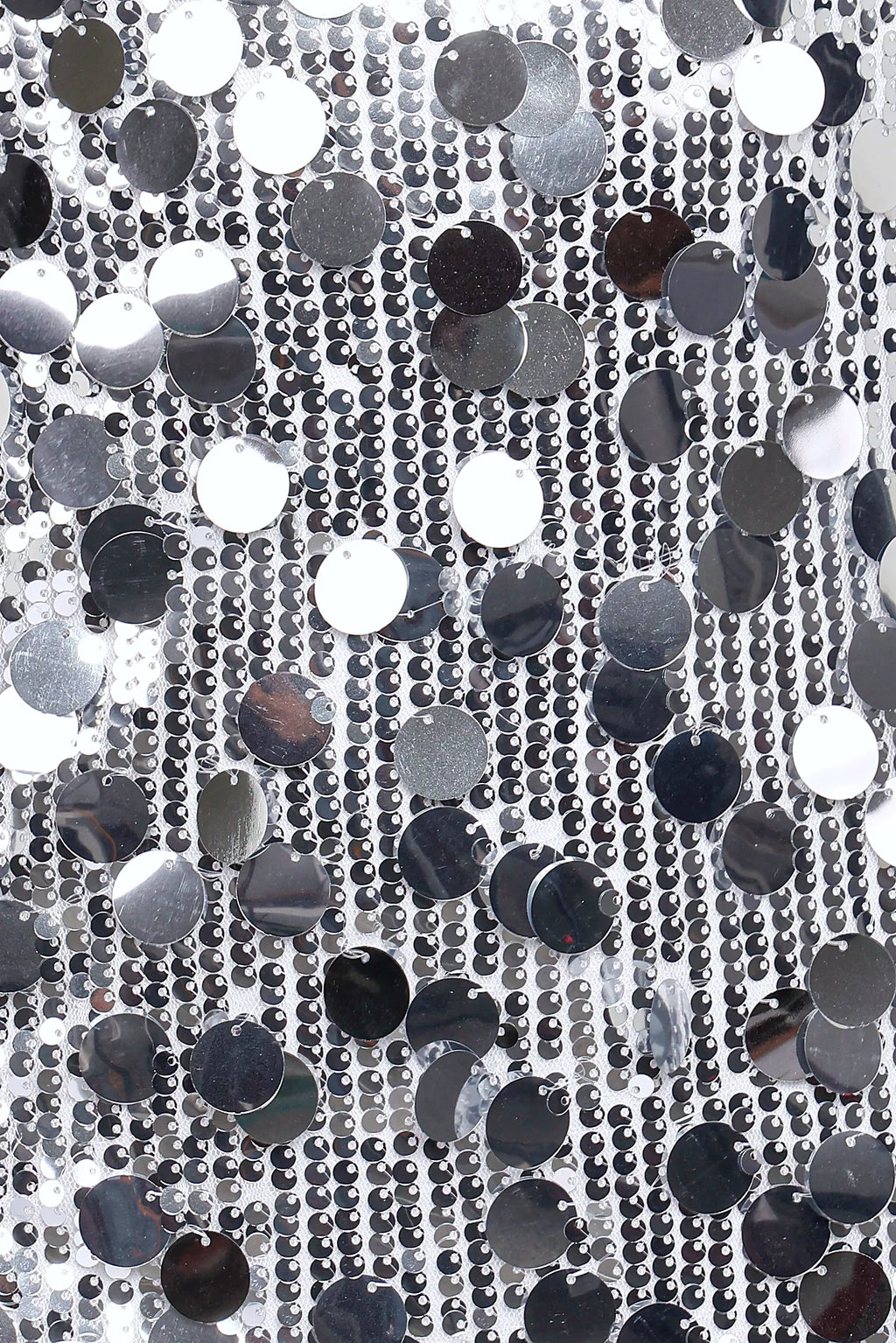 Stella Sequin Mini Dress - Silver