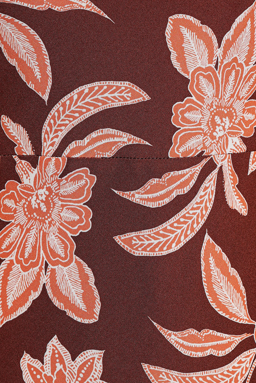 Wheeler Midi Dress - Orange Floral